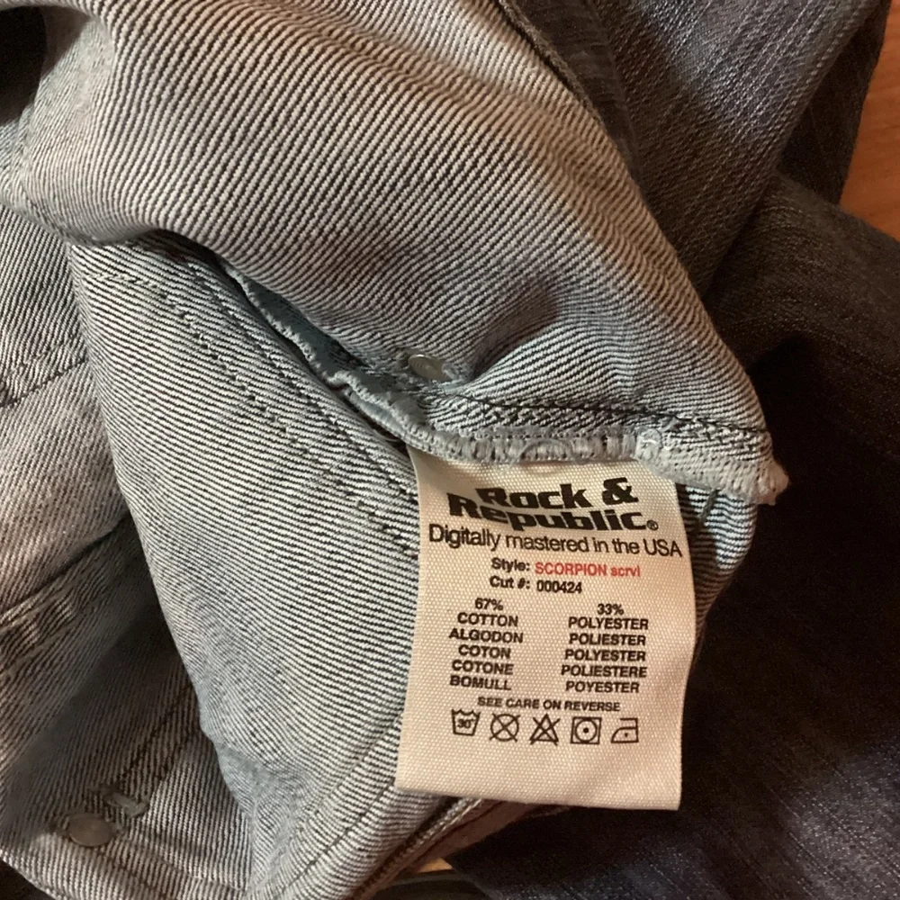 Rock & Republic Scorpion Jeans Bootcut size 30 - Picture 3 of 7